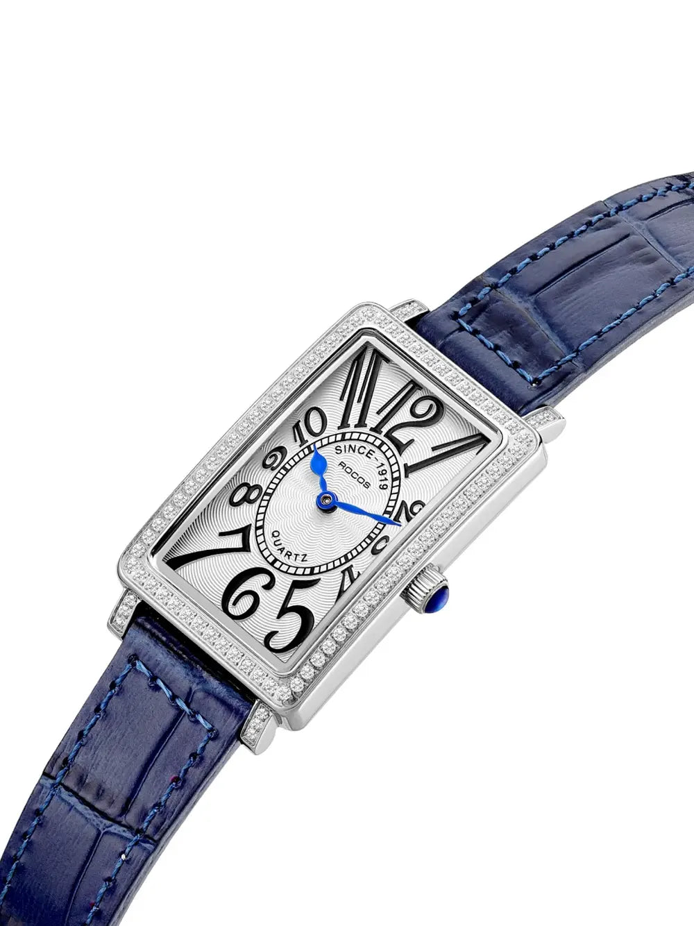 ROCOSJEWE Reloj Rectangular Con Números Arábigos Para Mujer